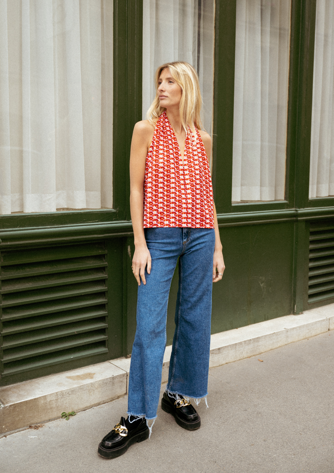 Capri Top - L’Heure Dorée Print