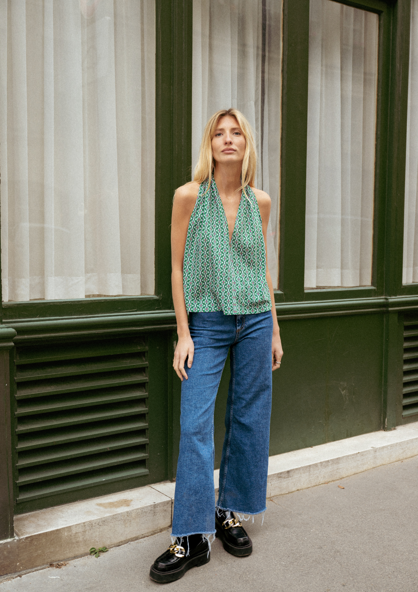 Capri Top - L’Heure Dorée Print