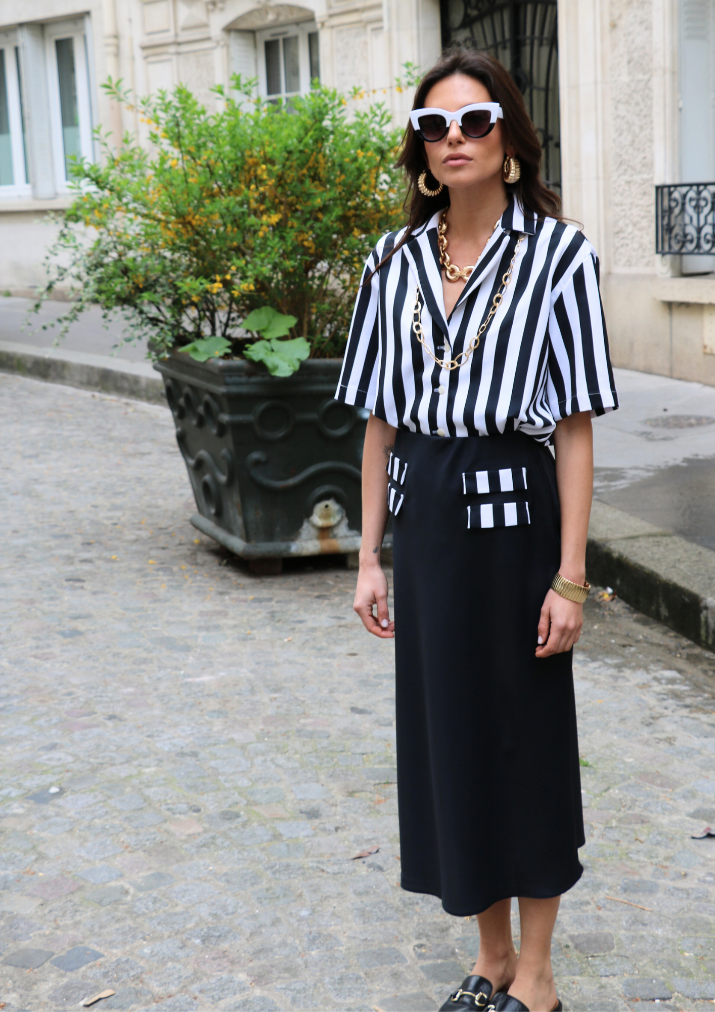Chemise Portofino - Noir