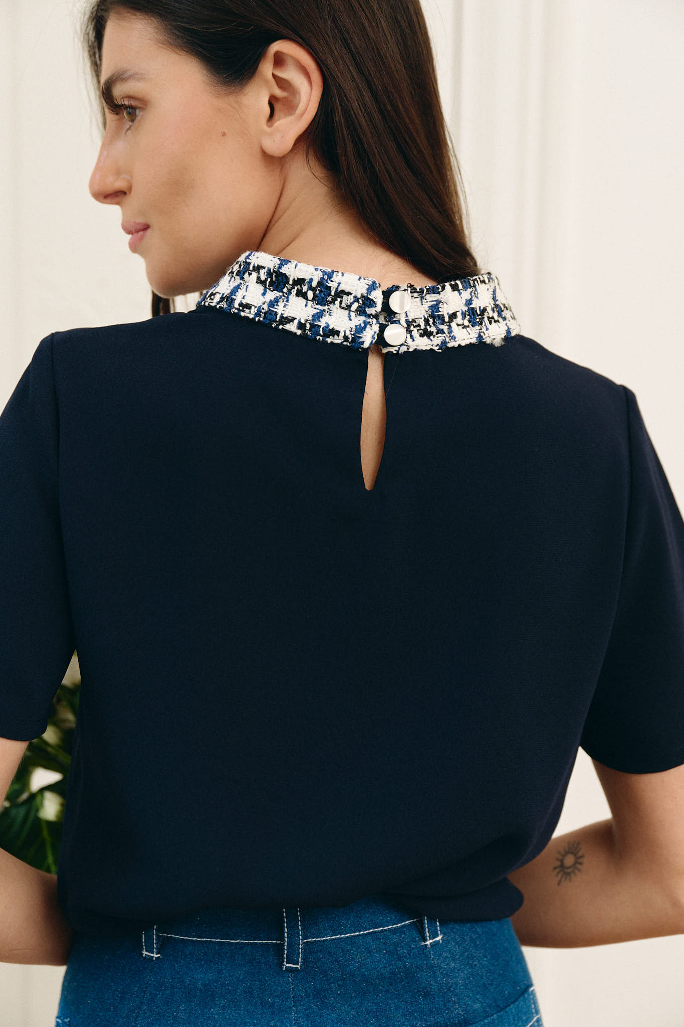 TOP PARIS - COL TWEED