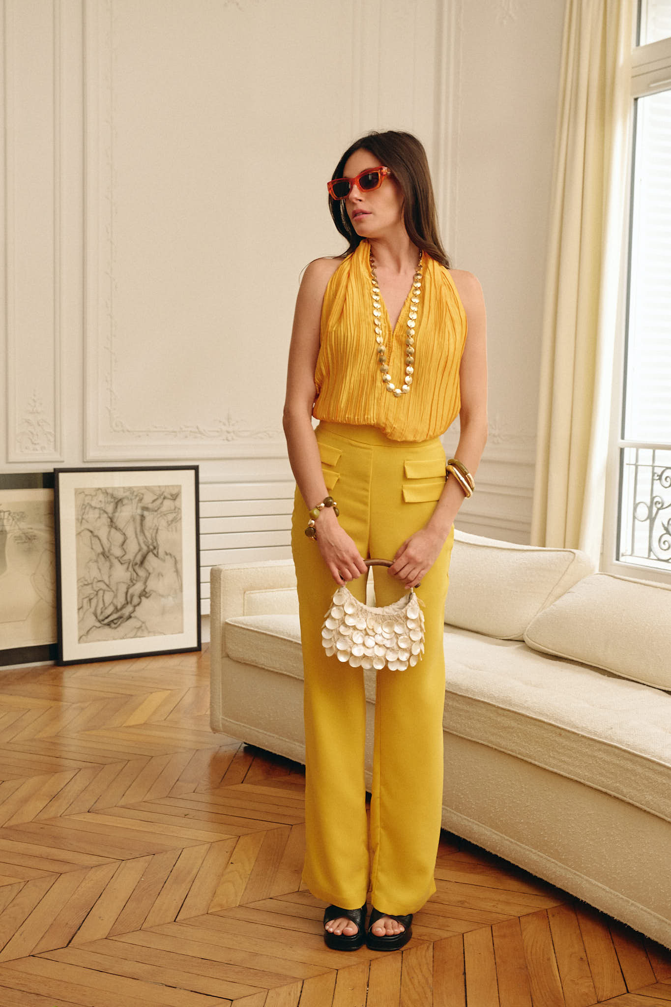 PANTALON COUTURE - POCHES UNIES