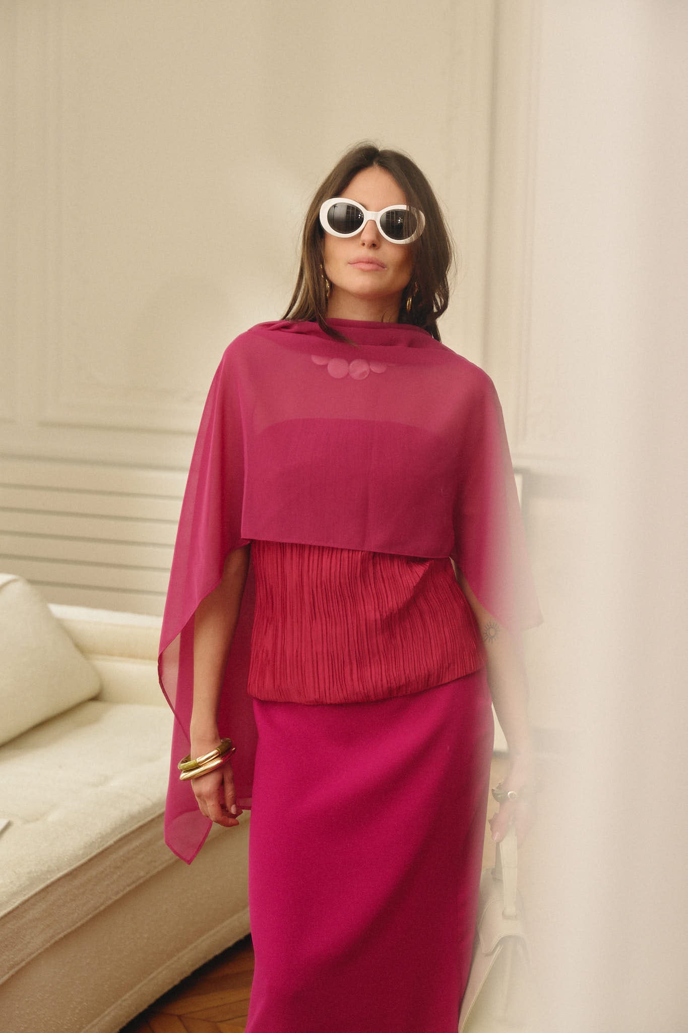 CHÂLE - MOUSSELINE DE SOIE