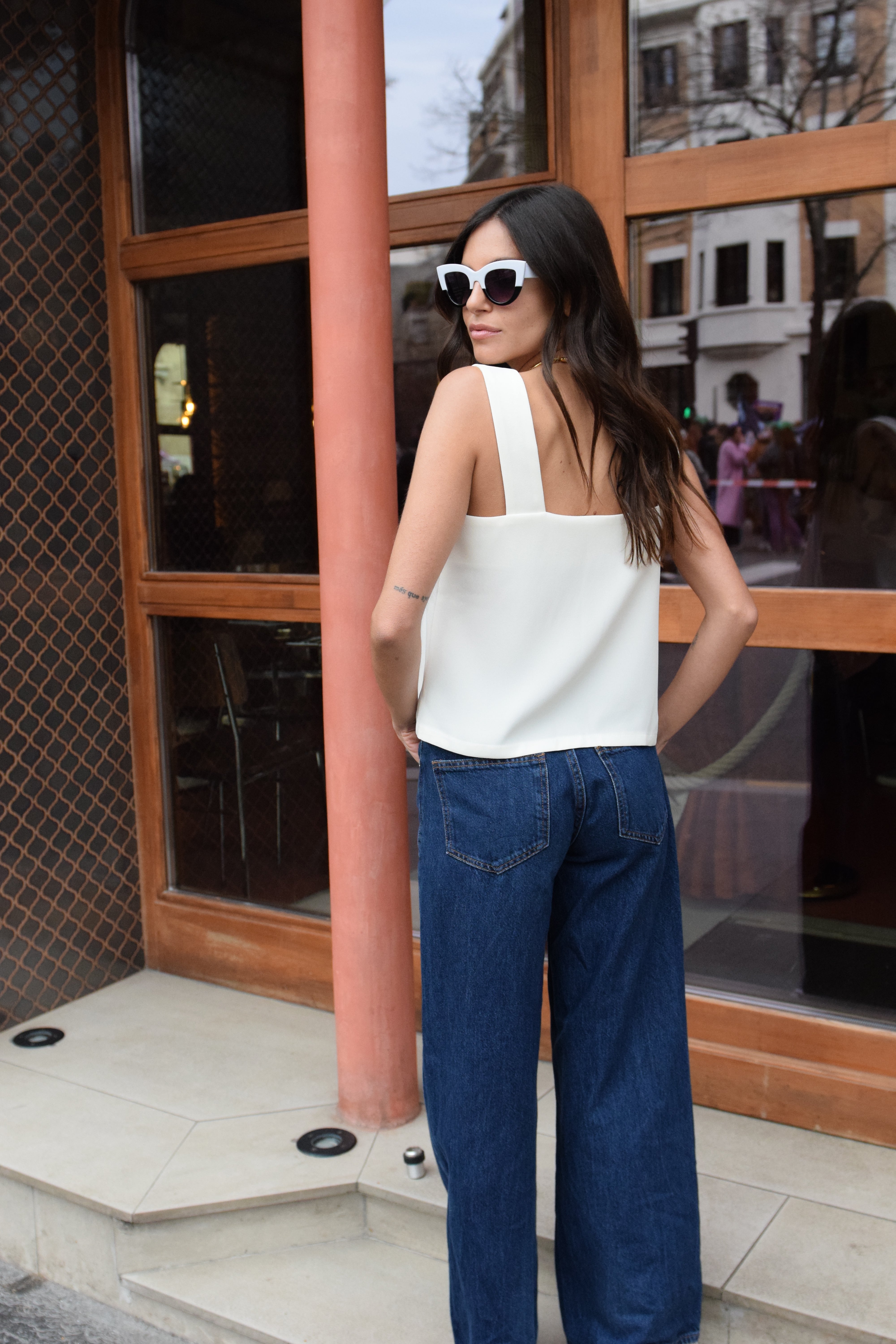 Santorini Top - Ivory