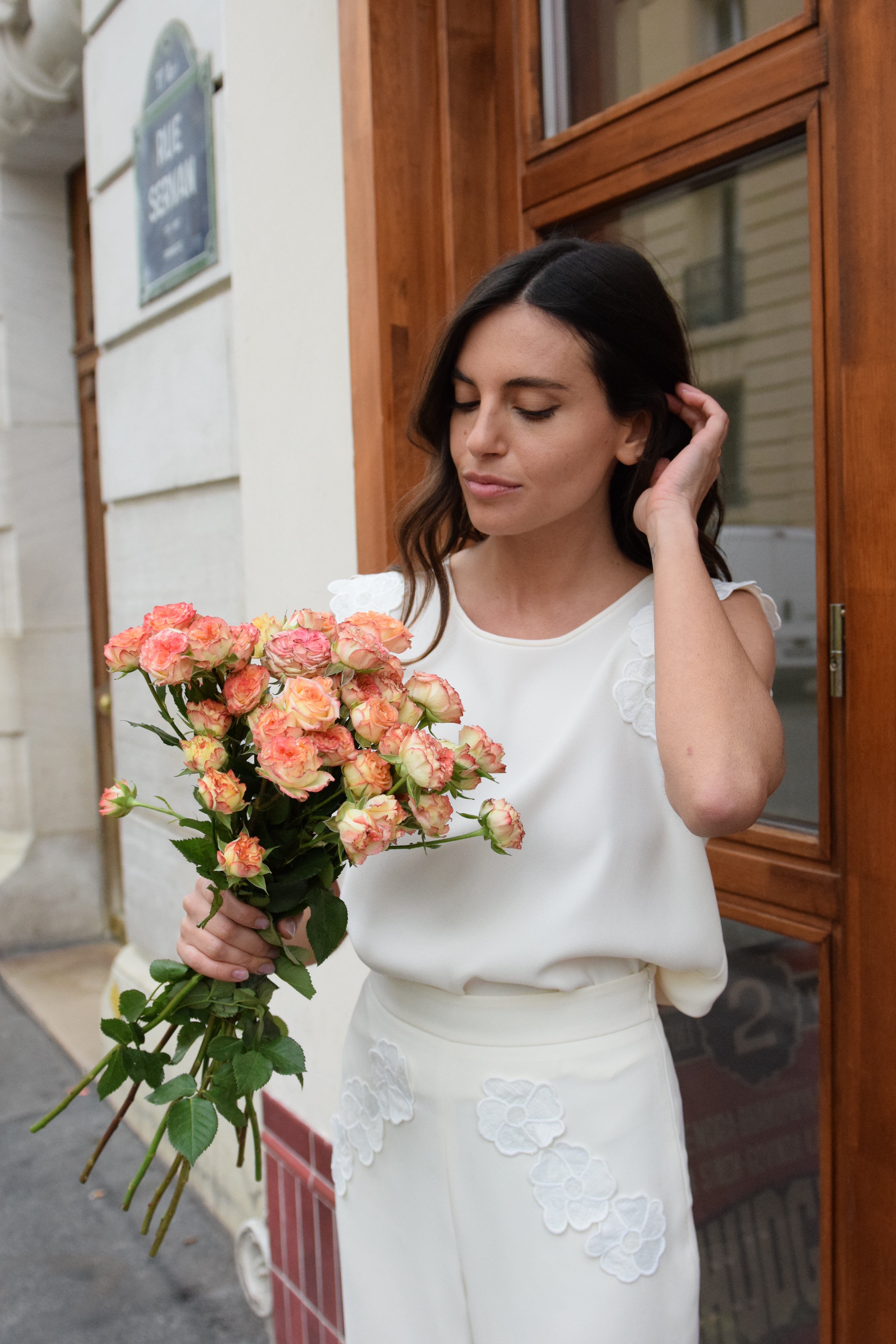 Top Marguerite - Ivoire