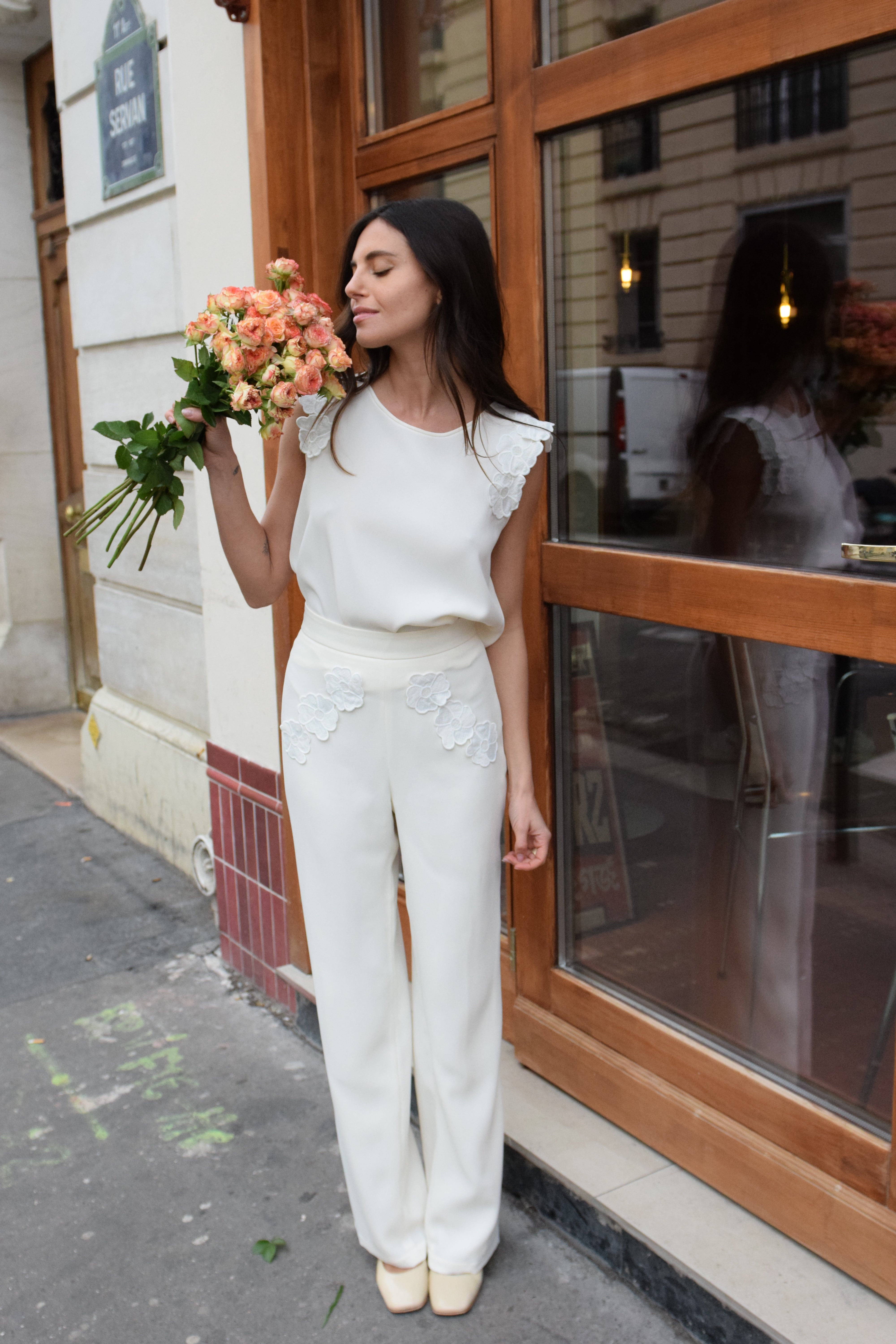 Marguerite Pants - Ivory