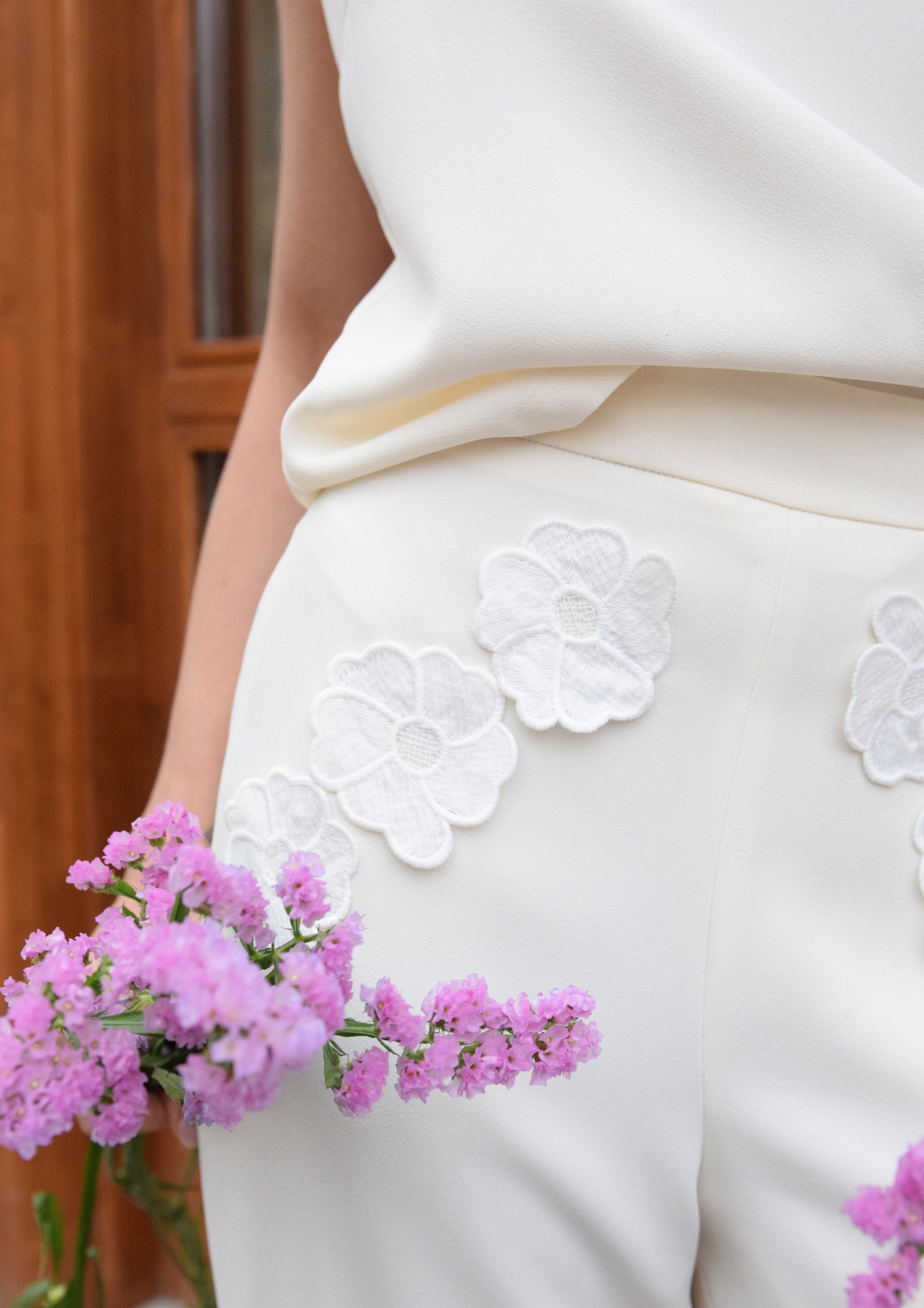 Marguerite Pants - Ivory