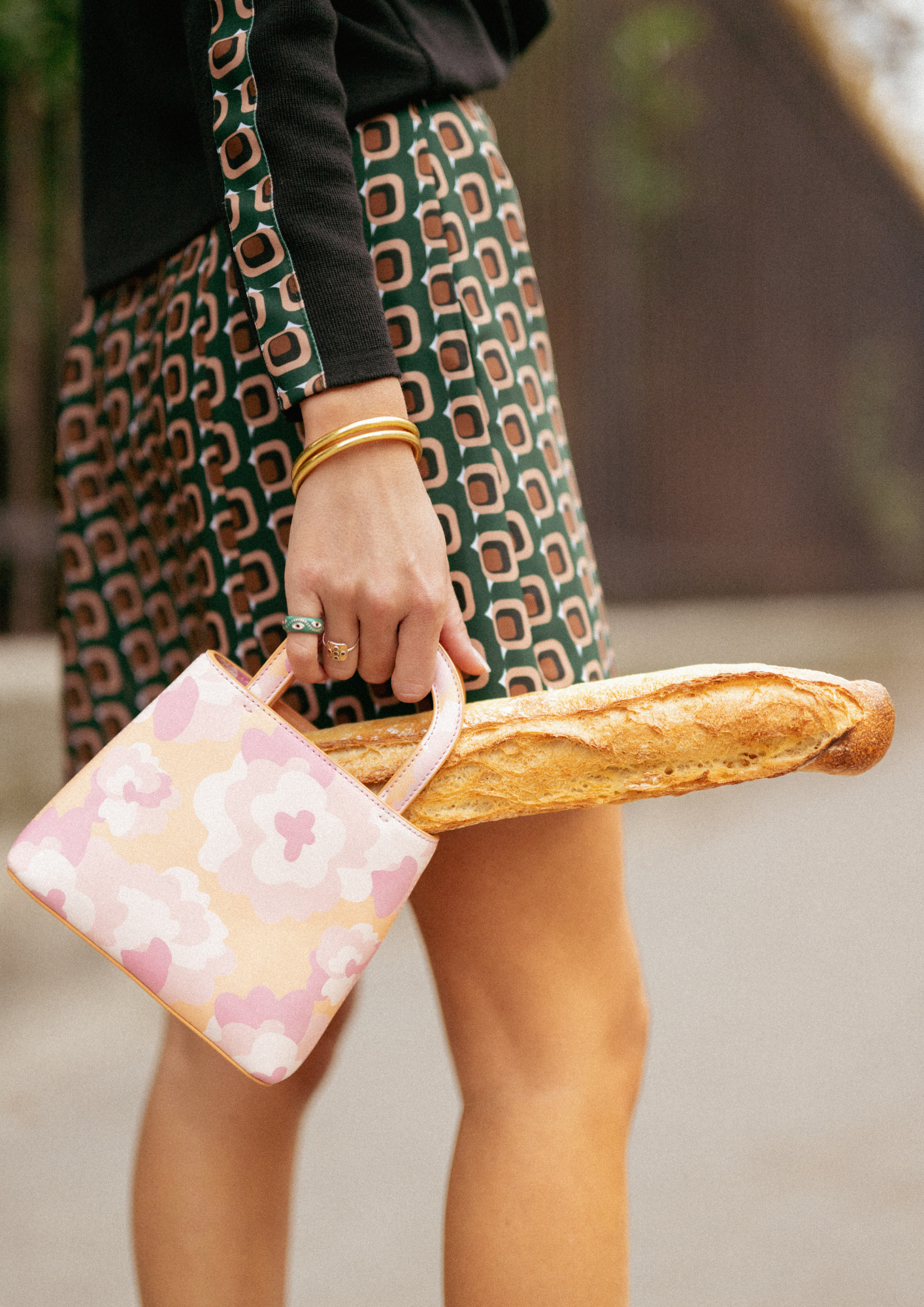 Catherine Skirt - L'Heure Dorée Print