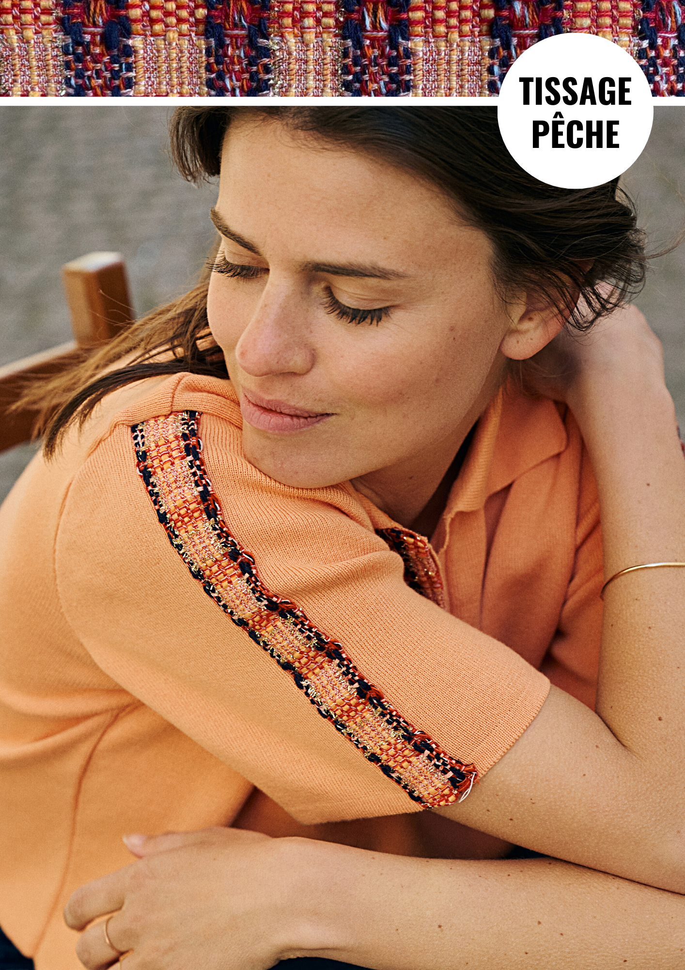 Polo orange pastel