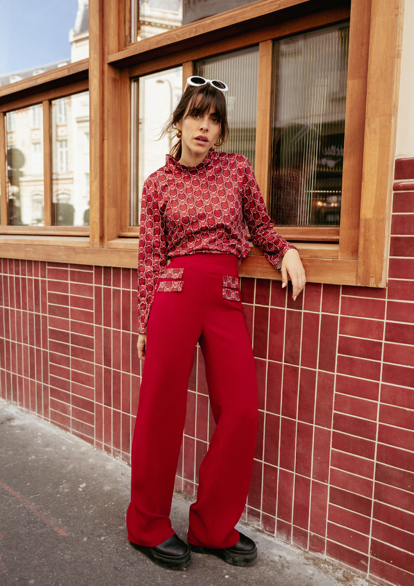 Couture Trousers - L'Ardent Print 