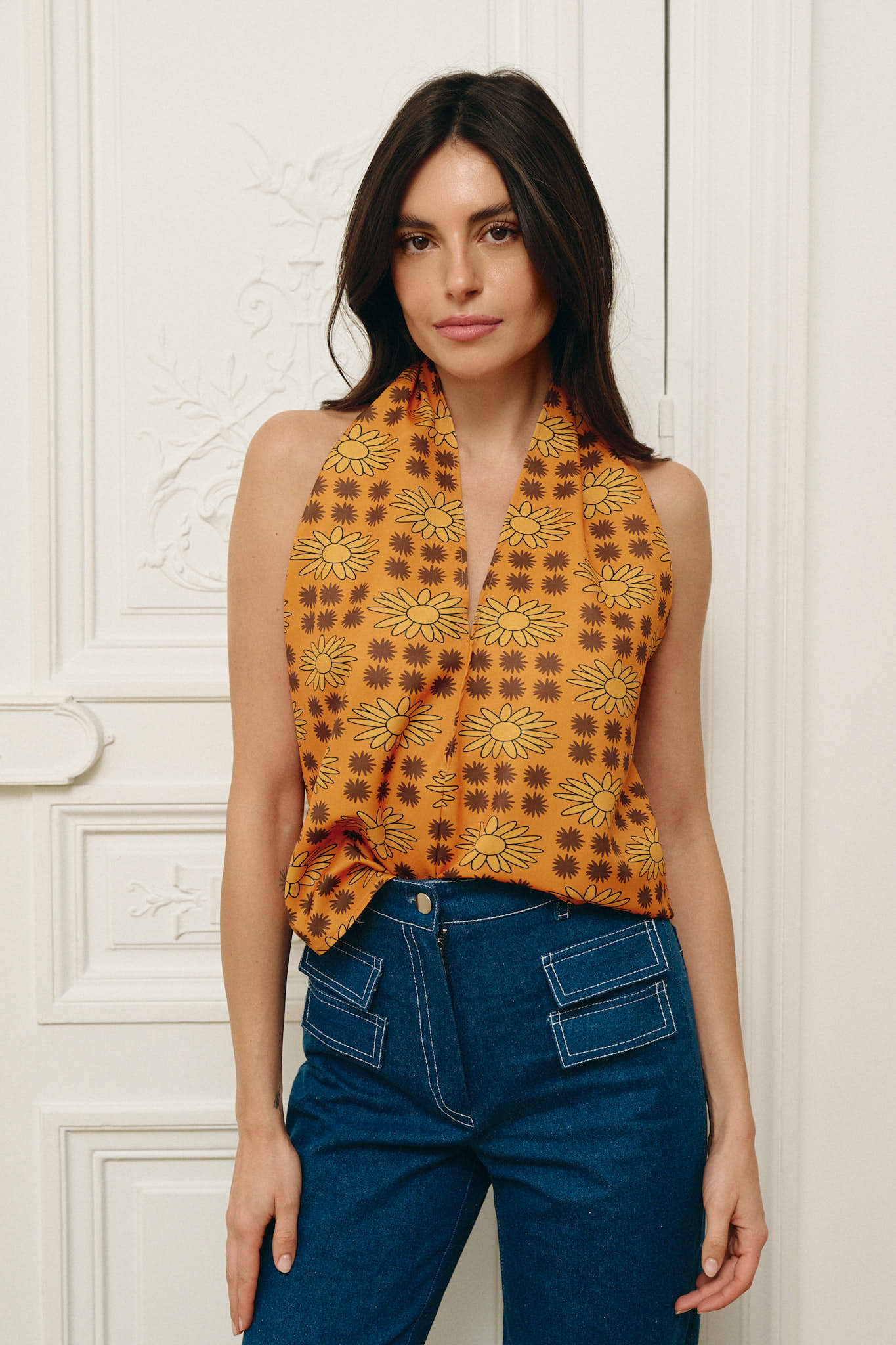 Capri Top - L’Heure Dorée Print