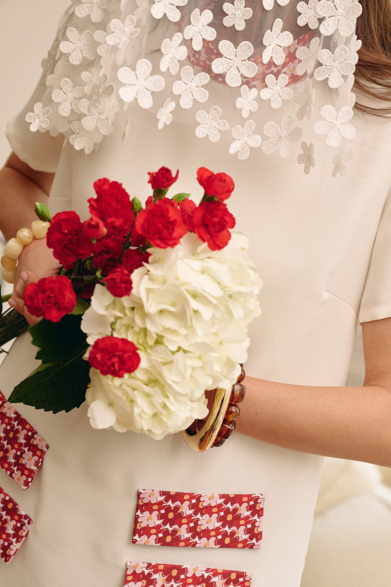 VOILE MARIAGE - FLEURS
