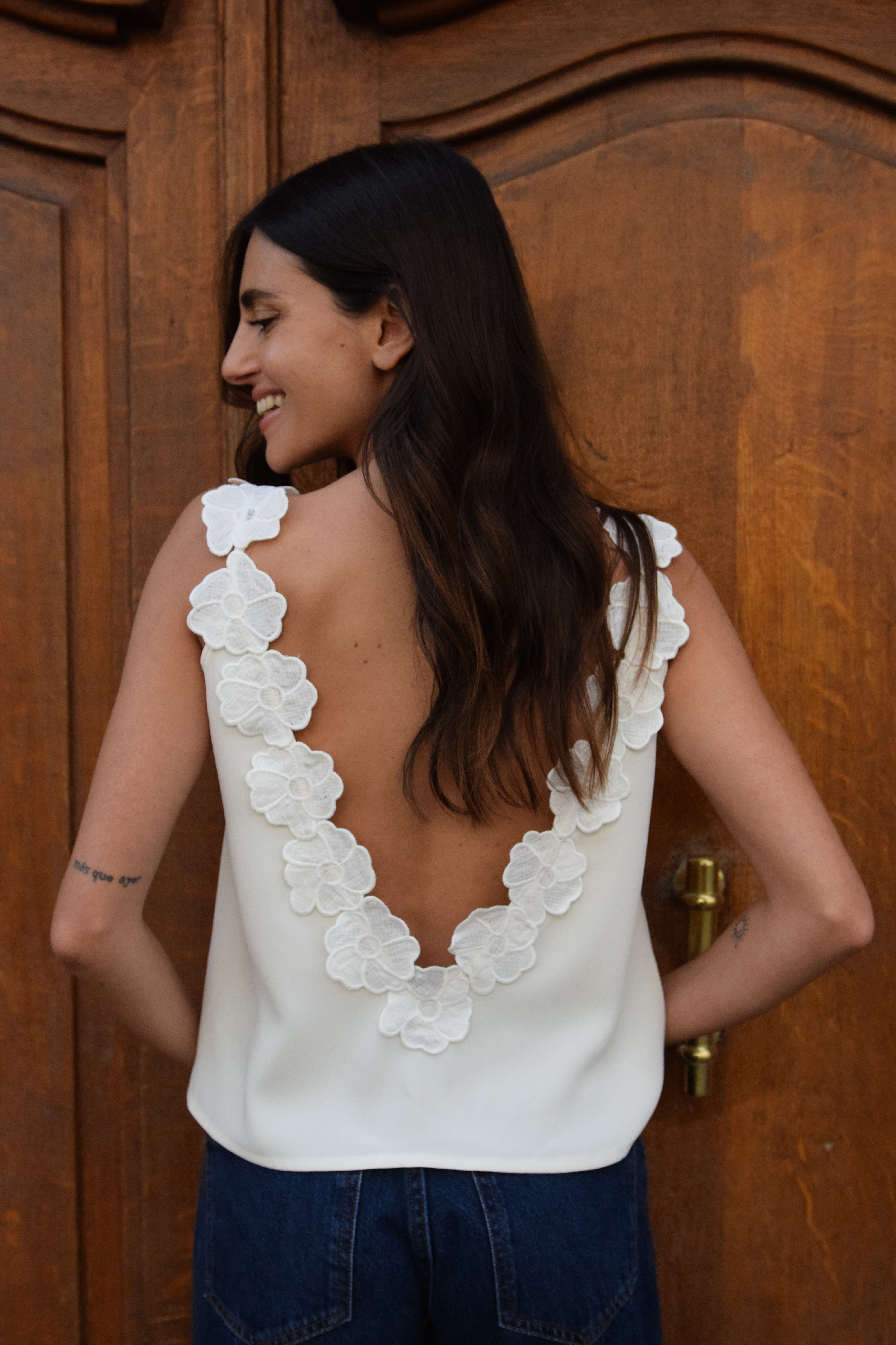 Marguerite Backless - Ivory 