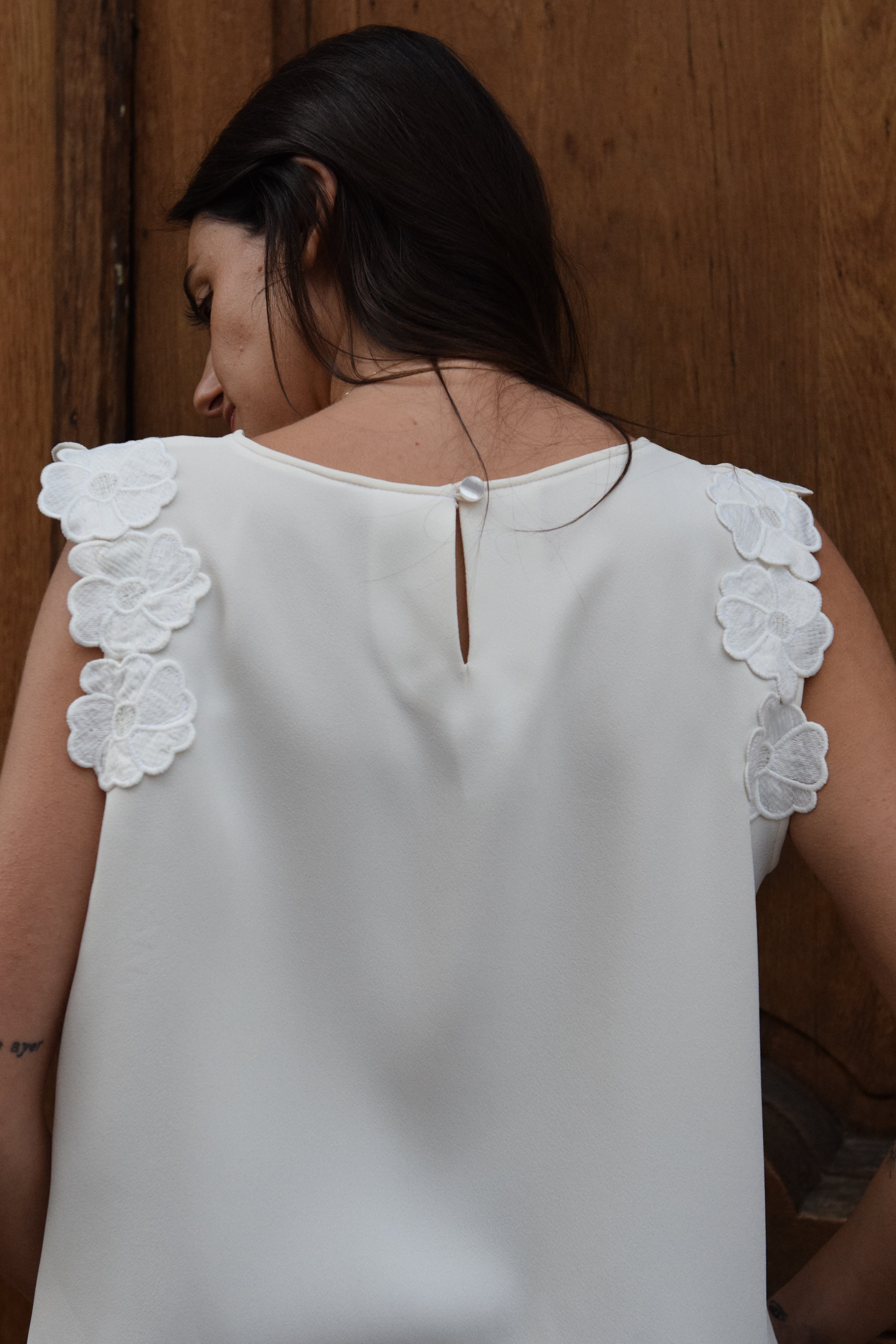 Marguerite Top - Ivory 