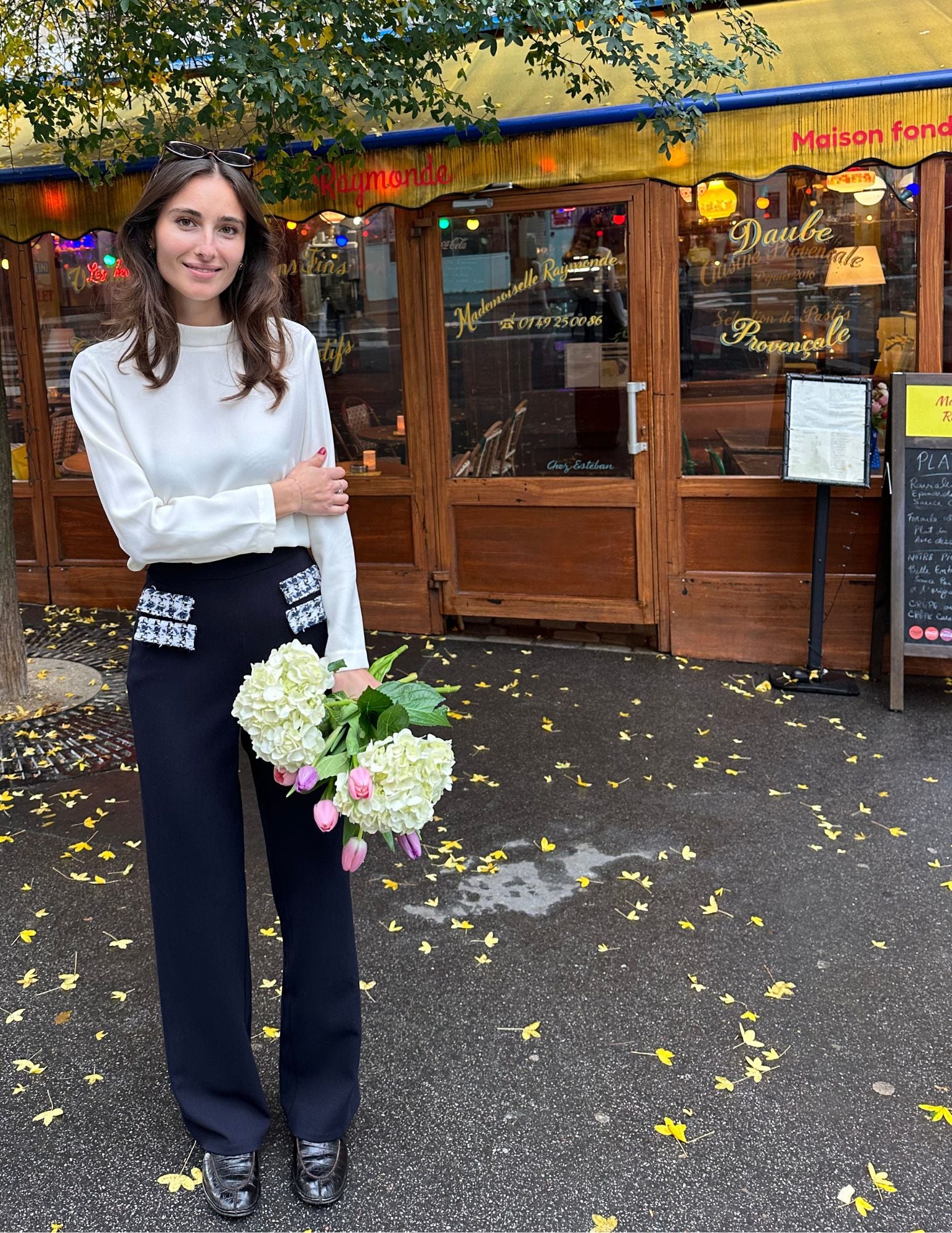 Pantalon Couture - Poches Tweed - 5 coloris