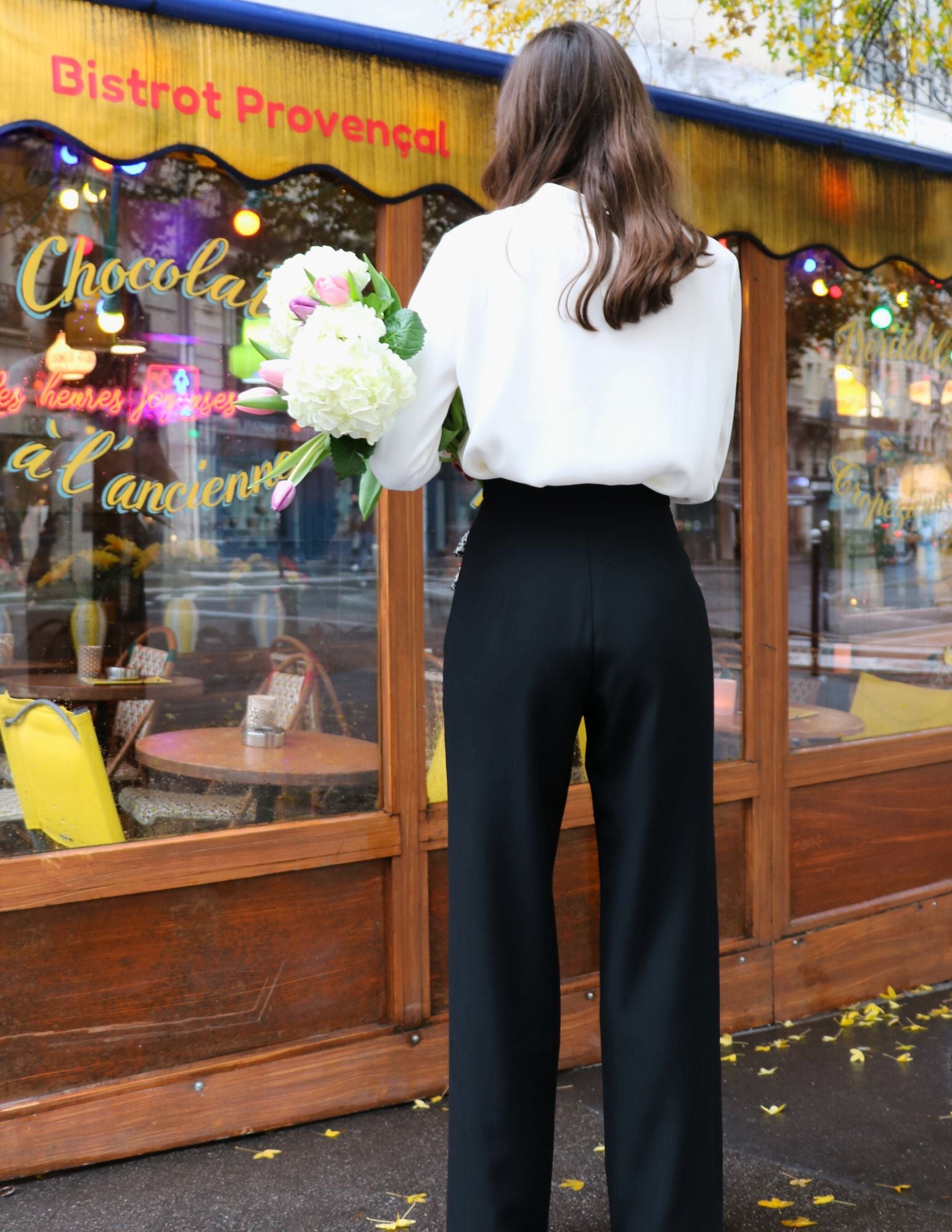 Pantalon Couture - Poches Tweed - 5 coloris