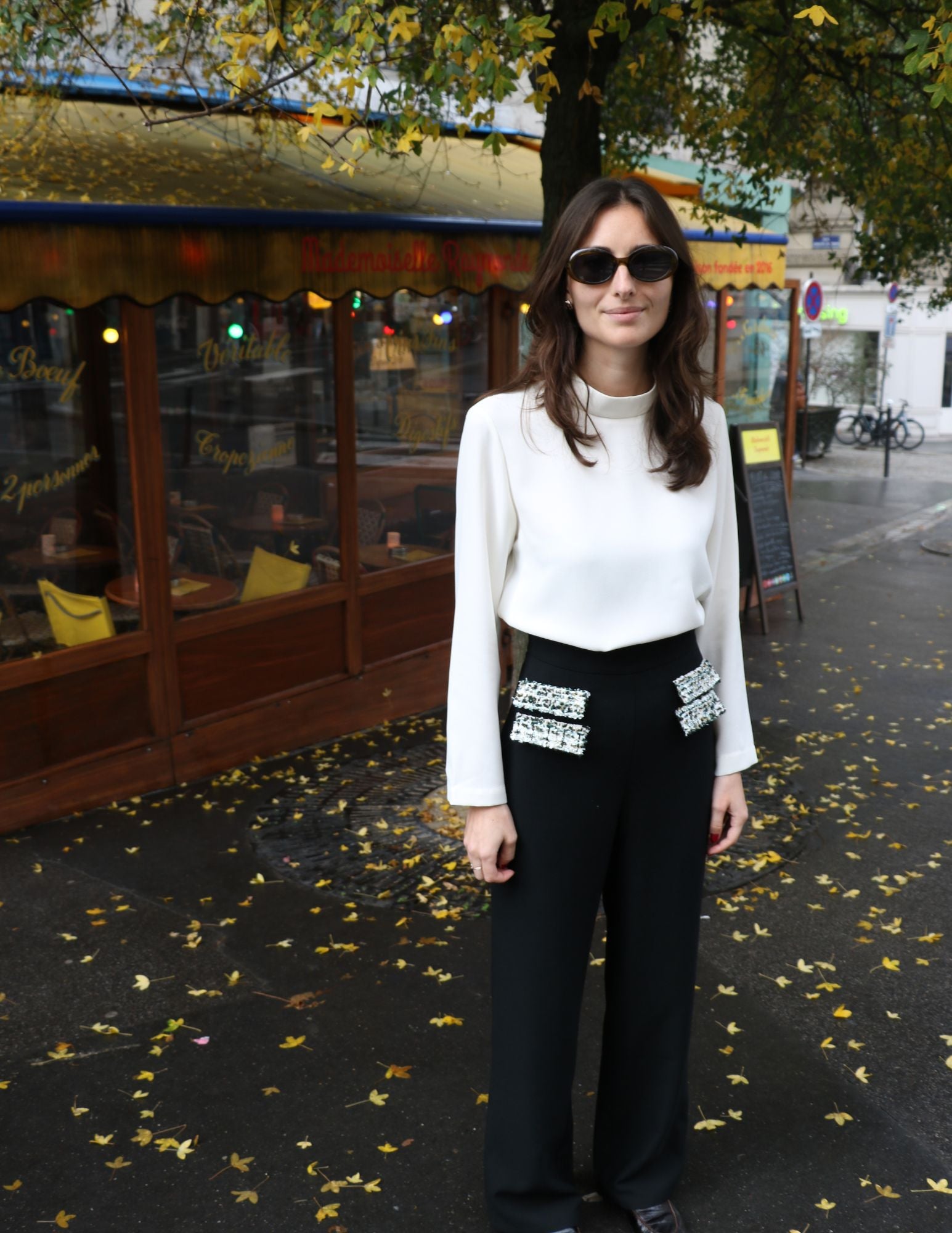 Pantalon Couture - Poches Tweed - 5 coloris