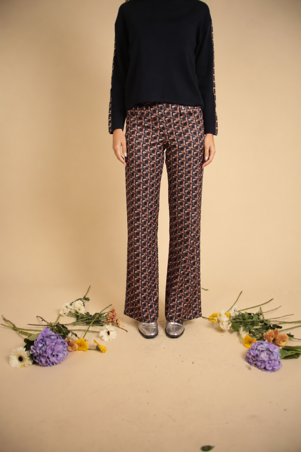 Jane Trousers - La Flânerie Print
