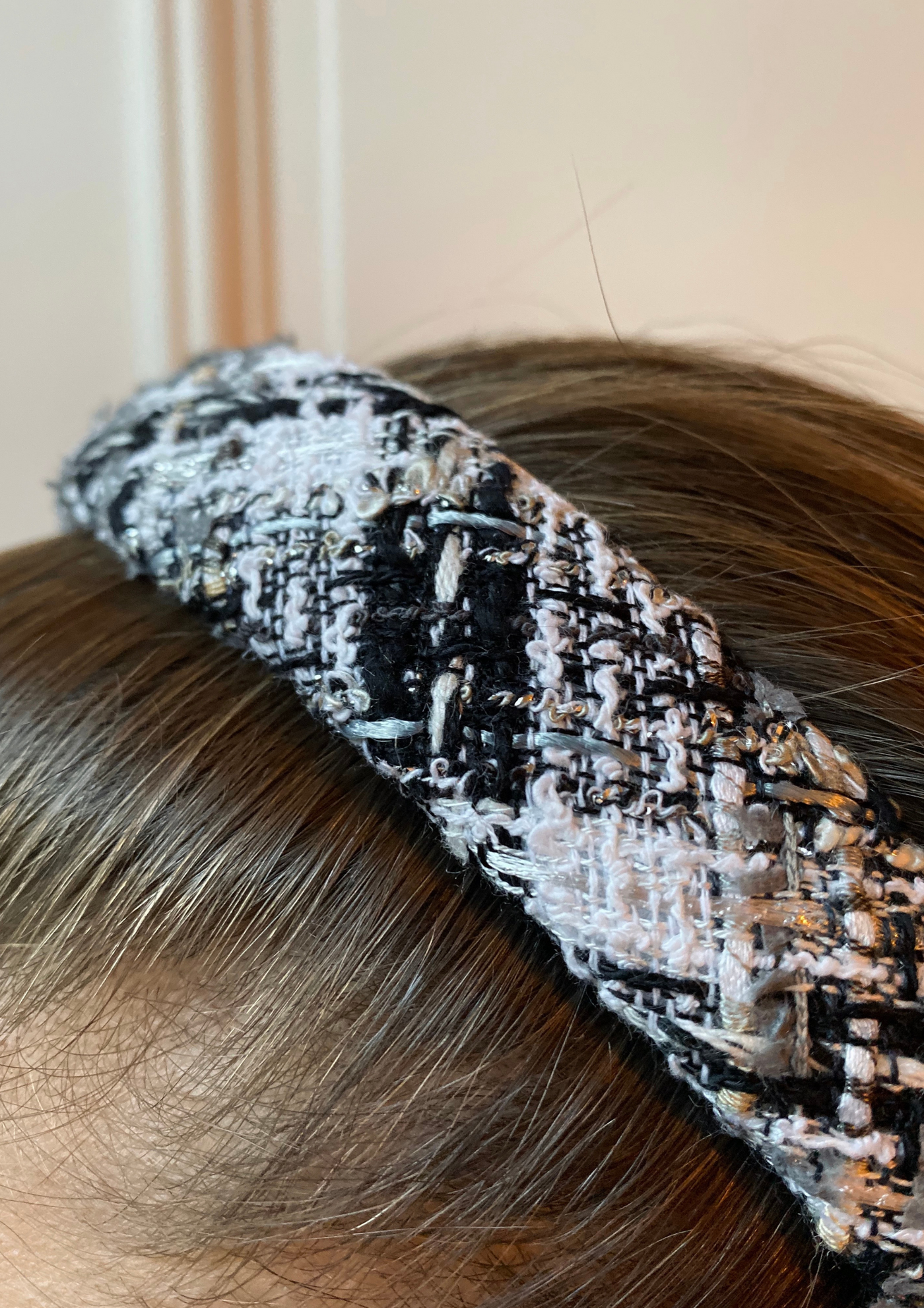 Headband - Black & White Weaving