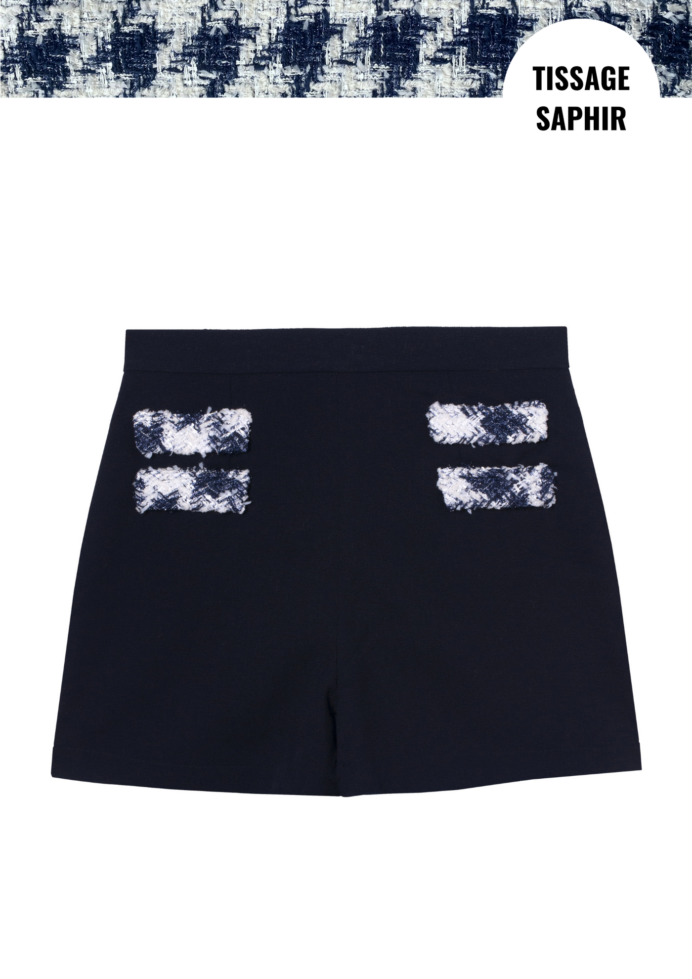 Couture Shorts - Navy Blue