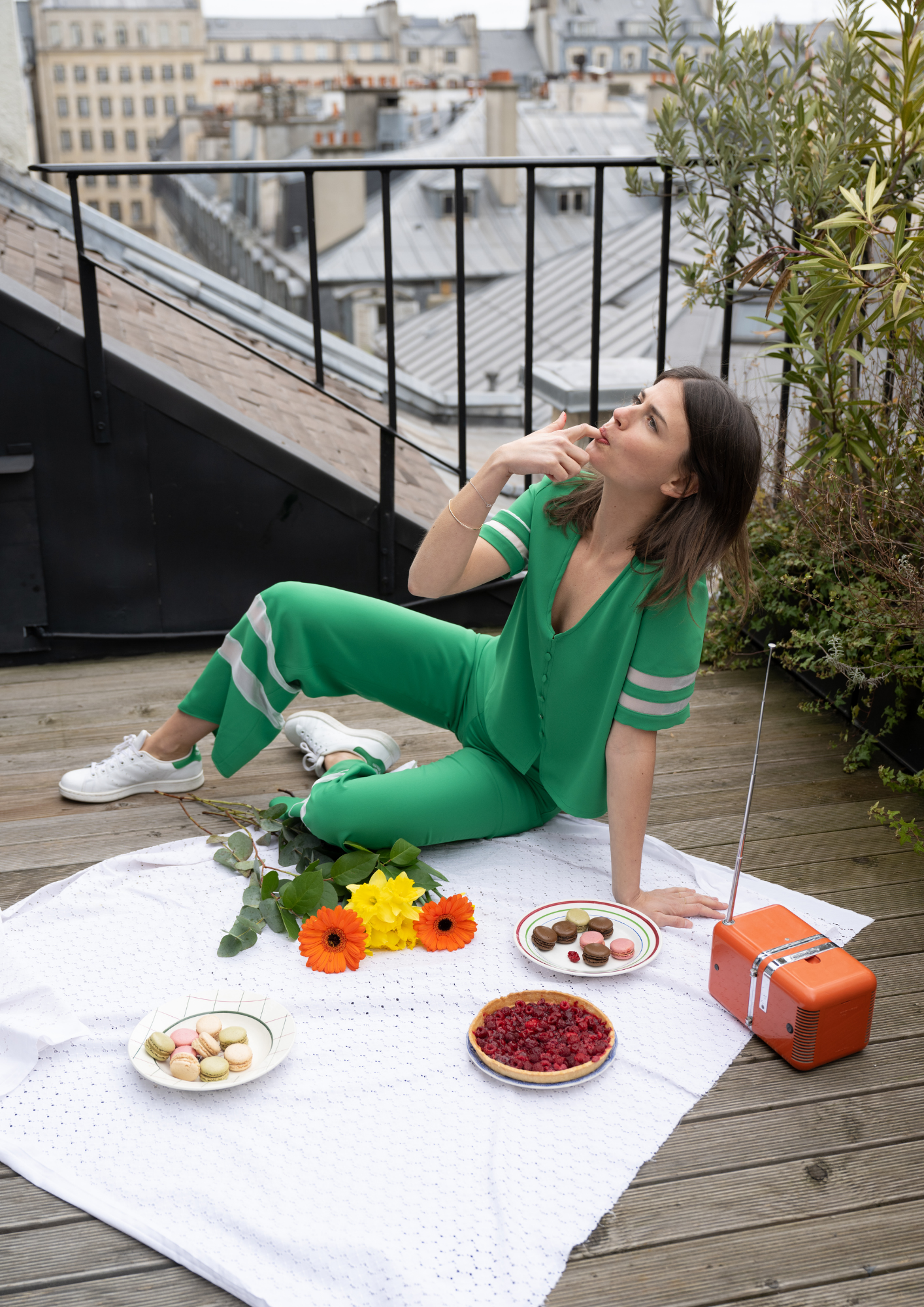 Pantalon Vert Malachite